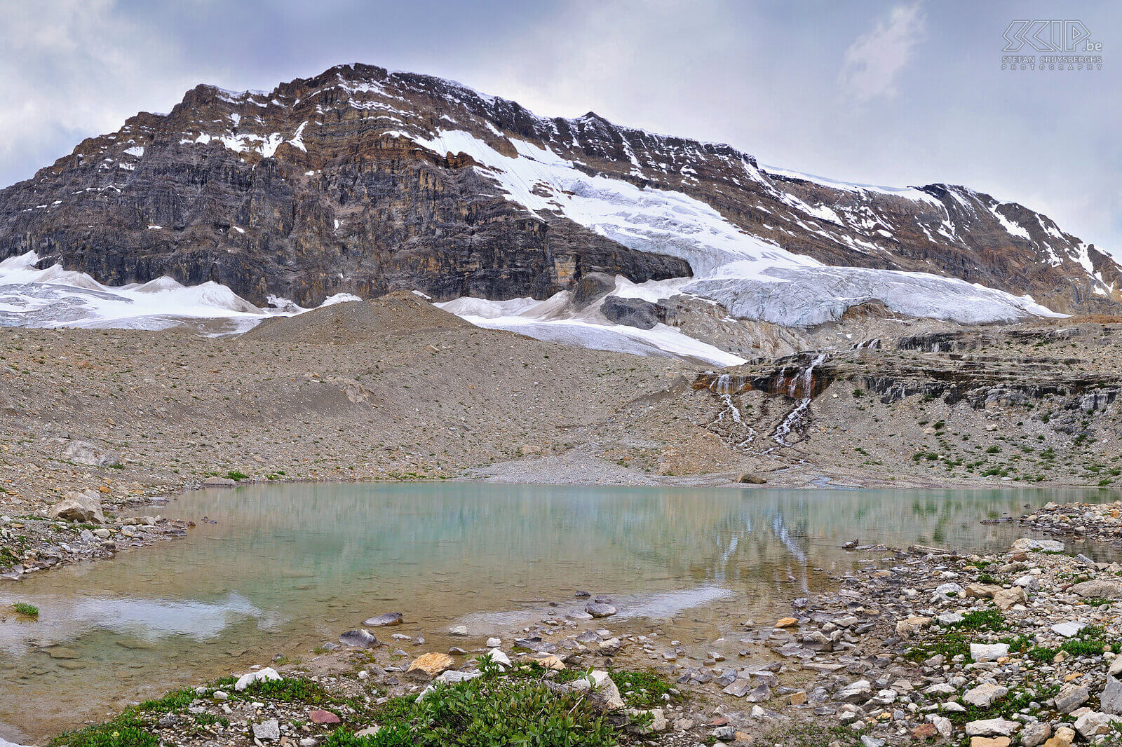 Yoho NP - Iceline Trail - Celeste Lake In Yoho NP we hiked the Iceline trail (20km) en we passed the lower edges of the glaciers with small falls of melting water.  Stefan Cruysberghs